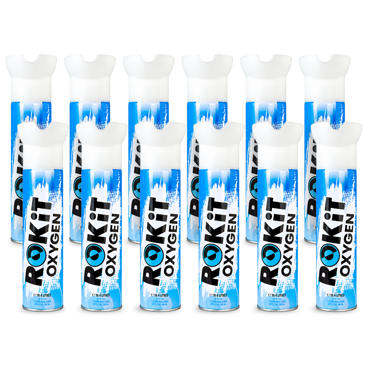 ROKiT Oxygen 10.4L | Flight Ready | 99.9% Pure Oxygen