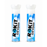 ROKiT Oxygen 10.4L | 2 Pack | 99.9% Pure Oxygen | 220+ Inhalations Each