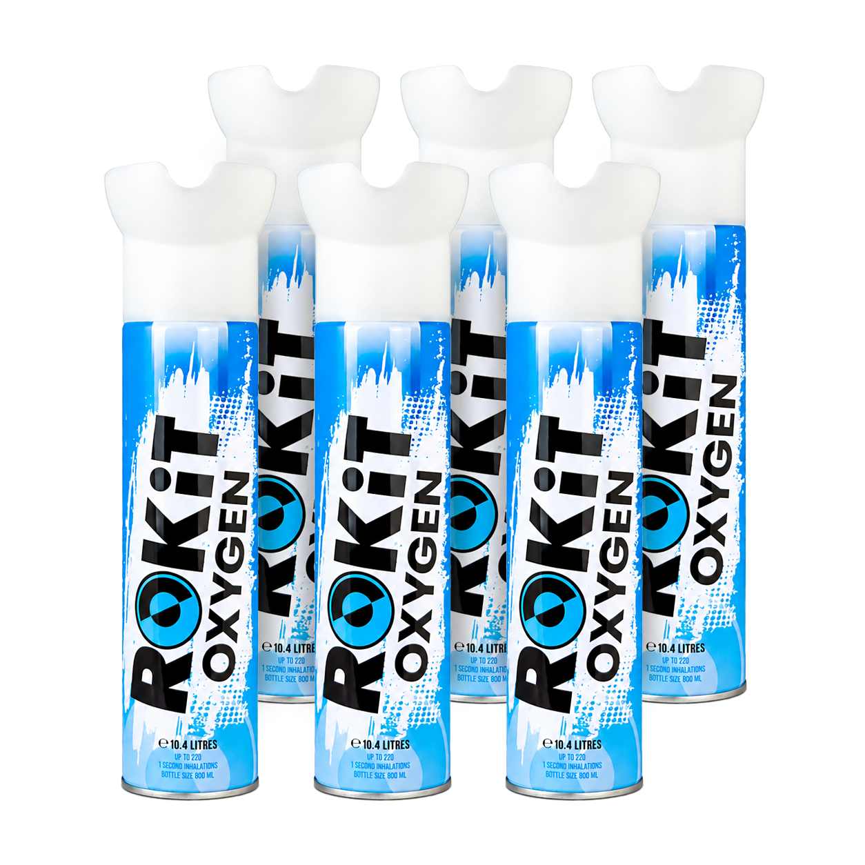 ROKiT Oxygen 10.4L | Flight Ready | 99.9% Pure Oxygen
